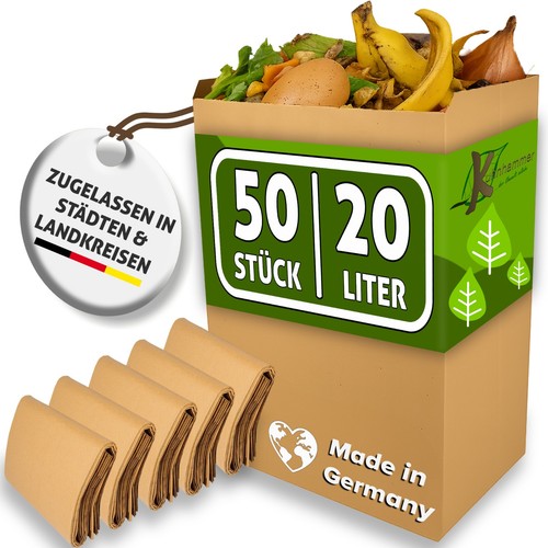Biomüllbeutel 20l 50stk bio - biomüllbeutel,