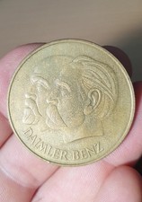 100 Jahre Daimler Benz Gedenkmedaille Auto Fortschritt 1986 - Weltmobil