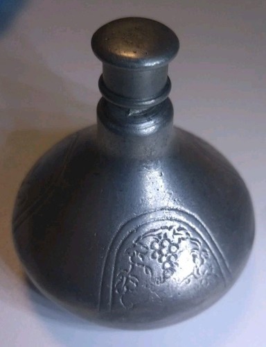 Antik zinn schnupftabak dose - zinn,