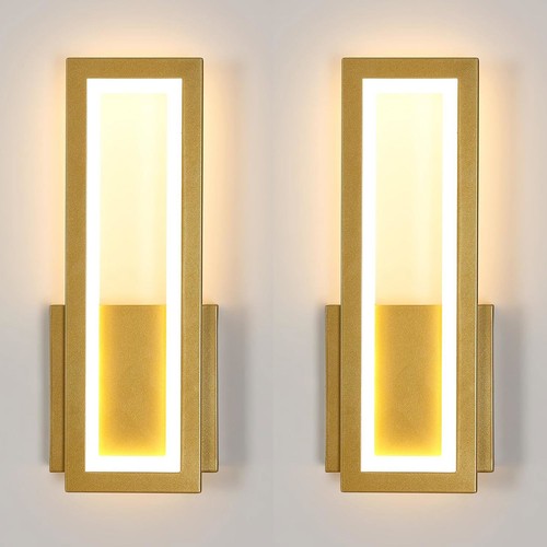 2stk led wandleuchte - led, 3000k
