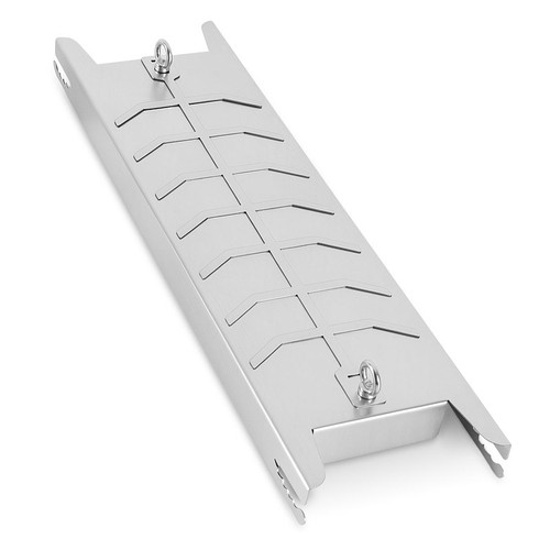 Flammlachsbrett set edelstahl - flammlachsbrett,