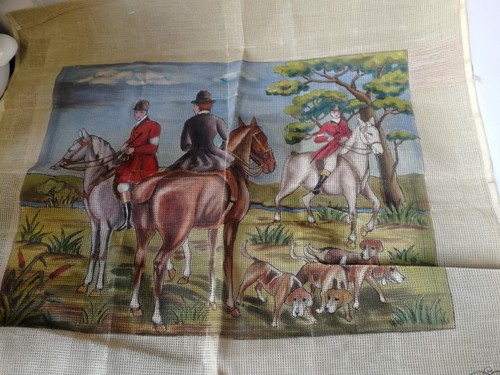 Vintage jagdszene wandteppich - jagdszene,