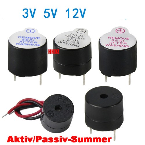 Aktiver buzzer passiver summer - aktiver, buzzer/passiver
