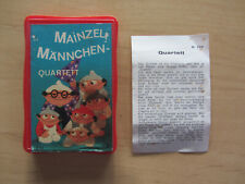 QUARTETT   MAINZELMÄNNCHEN NORIS 1960er 36 KARTEN  Spielanleitung