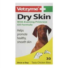 Vetzyme Hund Trocken Haut Tabletten Gesund Glatt Haut (30 Tabletten)