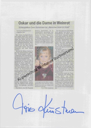 Original autogramm doris - original,