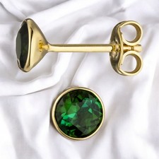 Ohrstecker rund 585 Gold