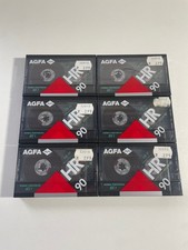 6x Agfa HR 90 Audio Kassetten
