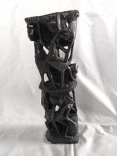 Afrikanischer Lebensbaum Holzfigur Ebenholz Holzskulptur