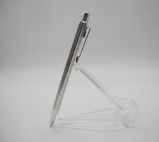 Vintage Caran d´Ache Ecridor Chevron Kugelschreiber Versilbert  Werbung Ball Pen