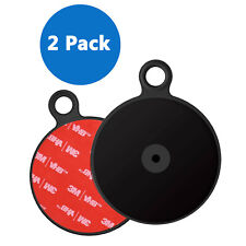 2x Klebeadapter für Armaturenbrett, Adapterplatte für Navi Saugnapf Befestigung