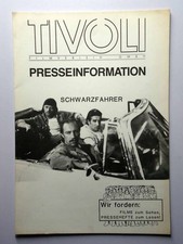 Schwarzfahrer - Rolf Zacher - Iris Berben - Klaus Münster - Presseheft