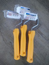 Lasur-Microfaser-Roller 6cm Farbroller Walze auswechselbar 3 Stück 
