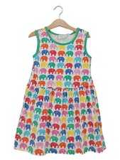 Toby Tiger Mädchen Freizeitkleid Gr. 116 Mehrfarbig Elefanten Baumwolle