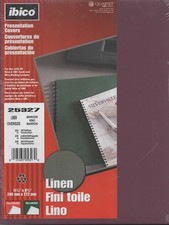 Ibico/GBC-25 sets-Maroon-Linen