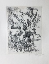 Bernard Schultze Radierung