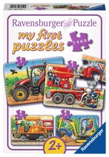 2, 4, 6, 8 Teile Ravensburger Kinder my first puzzles Bei der Arbeit 06954