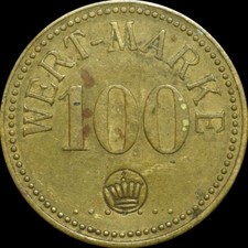 WERTMARKE: 100 Pfennig