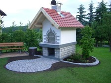 Holzbackofen Steinbackofen