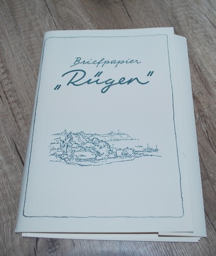 Ddr briefpapier rügen - ddr,