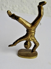 kleine Bronze / Messing - Figur Radschläger auch Petschaft, 1960-er, H = 6,4 cm