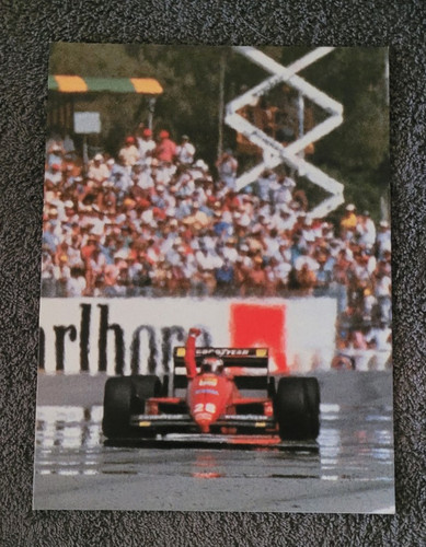Ferrari folder menu card - folder,