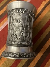 Zinnbecher Spitzweg „skurrile Figuren aus der liebenswerten Welt d. Biedermeiers