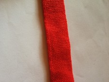 ca. 5,15 m Strickschlauch Rot ca. 35 mm breit