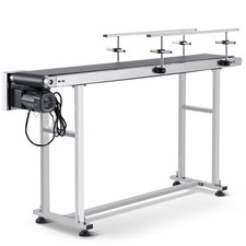 Transportband Förderband 1500x200mm Bandförderer Doppelte Gurtförderer