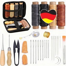 28 Stück Leder Nähset