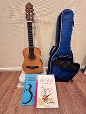 Gitarre Classic 1/2 , Gewa ,  gebraucht mit Tasche und Noten , Kinder Gitarre