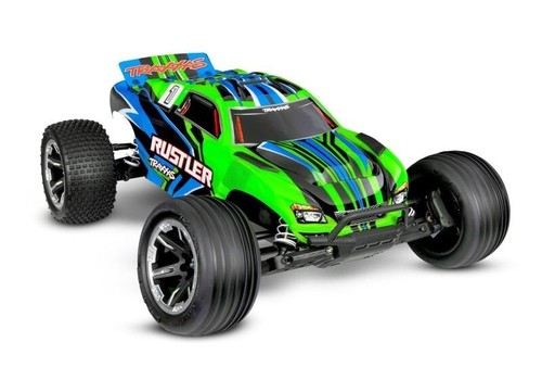 Traxxas rustler grün 2wd - grün, 1/10