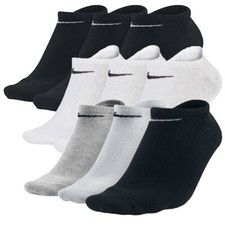 Nike Everyday Sneaker Socken 18 Paar Weiß Grau Schwarz Unisex Füßling SX7678