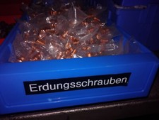 20x Ground Screw M6x10 Copper