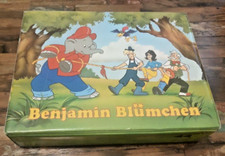 MC Kassettenkoffer Benjamin Blümchen für 30 Kassetten 1990 mit Einlage sehr gut