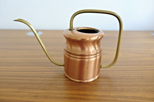 Vintage kupfer gießkanne - vintage,