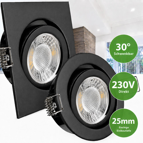 Led einbaustrahler 230v - led,