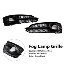 2PCS Black Front Fog Grill