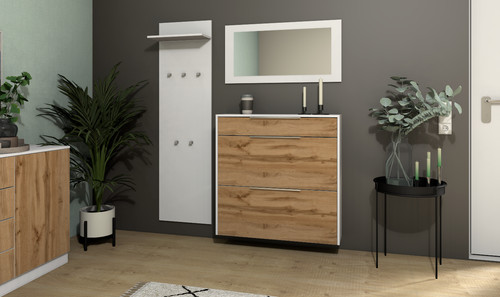 Garderobe schuhschrank paneel - schuhschrank,