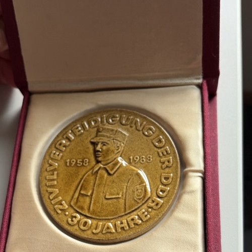 Ddr medaille zivilverteidigung - medaille,