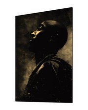 Tupac Leinwand Bild abstrakt