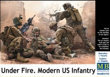 Master Box 35193 Modern US Infantry Under Fire in 1:35 Figuren Bausatz Neu+OVP