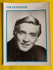 OSKAR WERNER / Filmstar -
