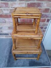 3x Bambushocker ,saubere Handarbeit,verschiedene Größe n