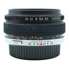 Objektiv Weitwinkel Olympus OM-System G.Zuiko Auto-W Auto W 1:3.5 3.5 28mm 28 mm