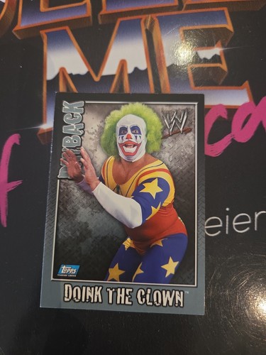 Topps wwe wwf doink - wwe, clown