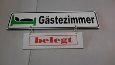 Schild für ferienwohnung - schild,