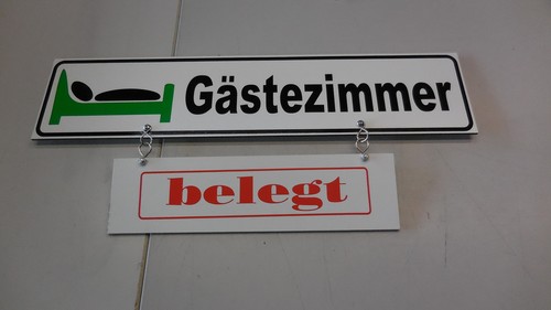 Schild für ferienwohnung - für,