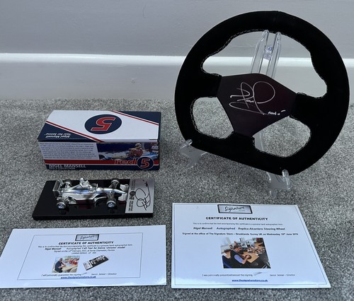 Nigel mansell signiert - mansell,