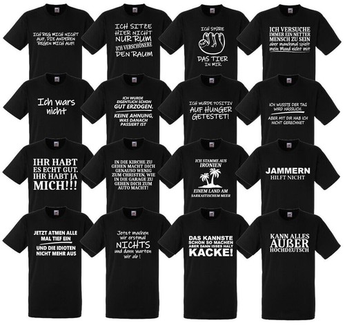 Tshirt mit spruch - tshirt, fun